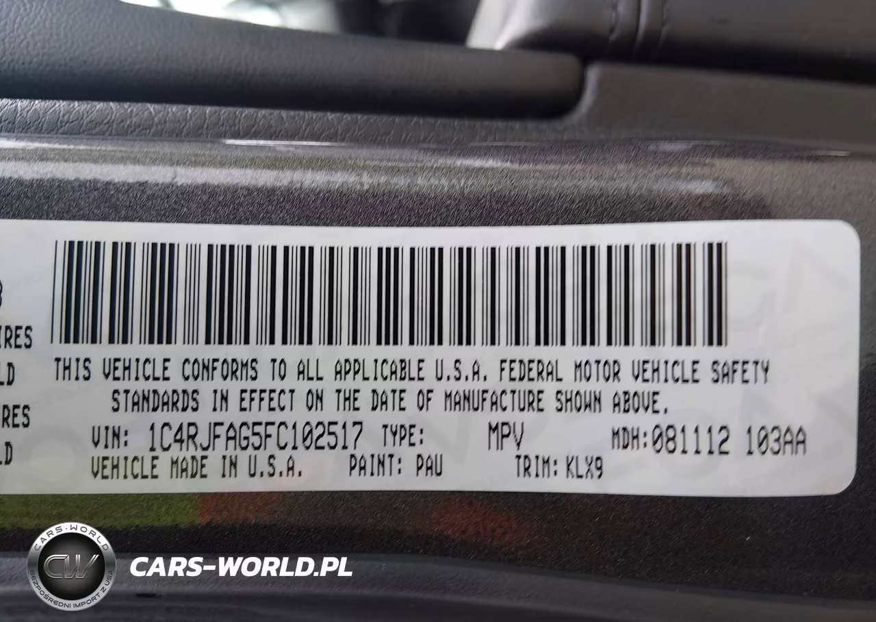 2015 Jeep Grand Cherokee Altitude VIN:1C4RJFAG5FC102517 - 9