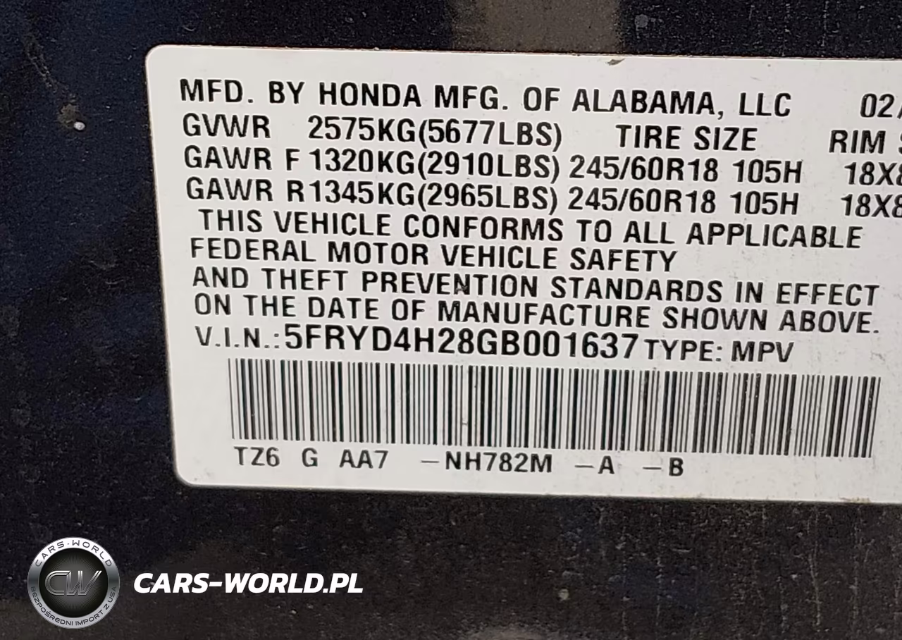 2016 Acura Mdx Acurawatch Plus Package VIN:5FRYD4H28GB001637 - 9