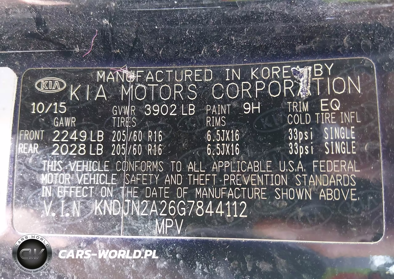 2016 Kia Soul VIN:KNDJN2A26G7844112 - 9