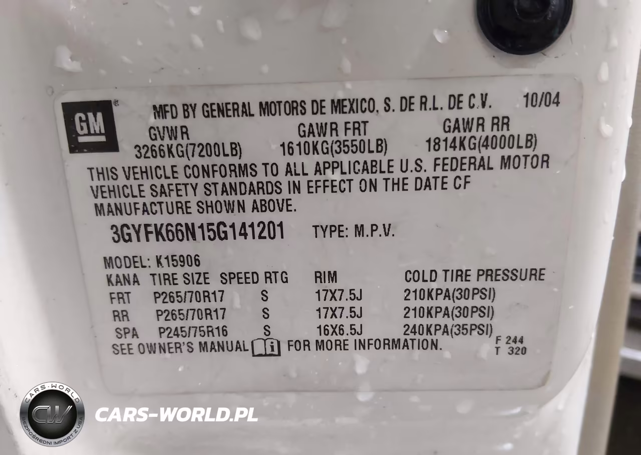 2005 Cadillac Escalade Esv VIN:3GYFK66N15G141201 - 9