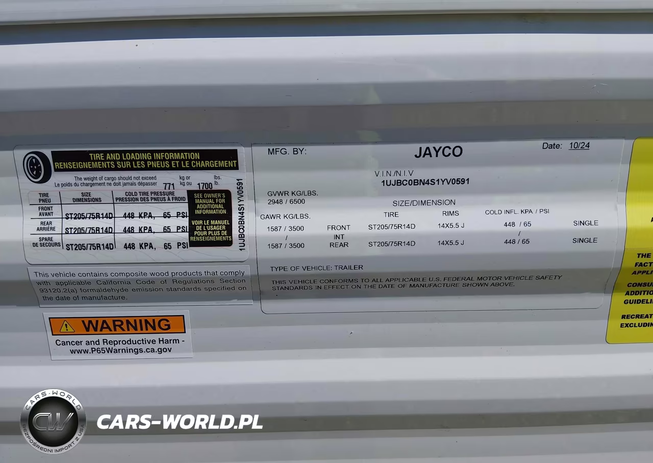 2025 Jayco Other VIN:1UJBC0BN4S1YV0591 - 9