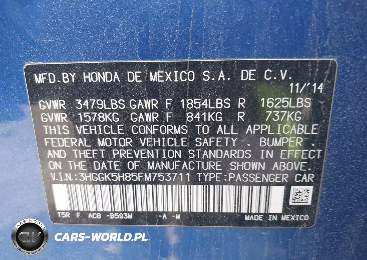 2015 Honda Fit Ex-Ex-L VIN:3HGGK5H85FM753711 - 9