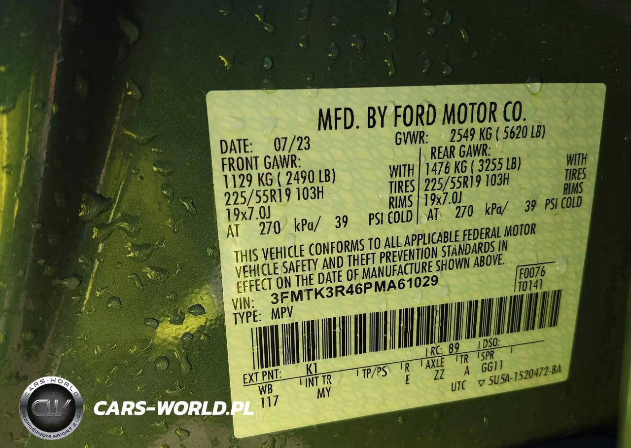2023 Ford Mustang Mach-E Premium VIN:3FMTK3R46PMA61029 - 9