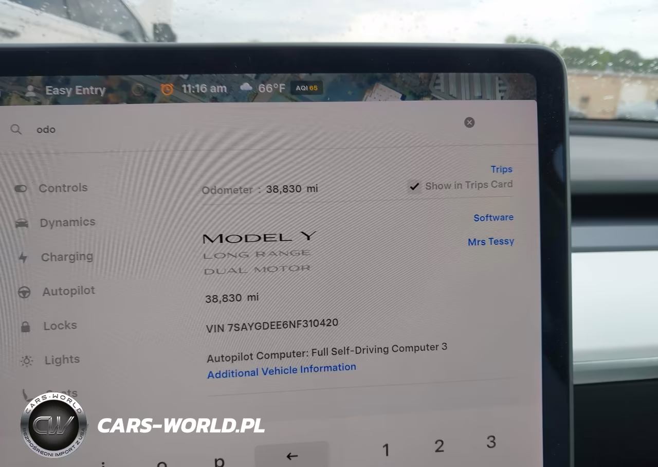 2022 Tesla Model Y Long Range Dual Motor All-Wheel Drive VIN:7SAYGDEE6NF310420 - 7