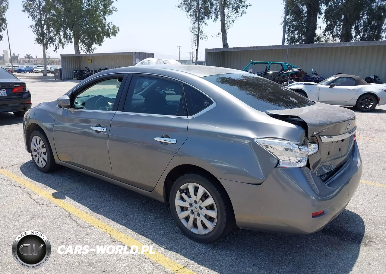 2015 Nissan Sentra S VIN:3N1AB7AP6FY257474 - 3