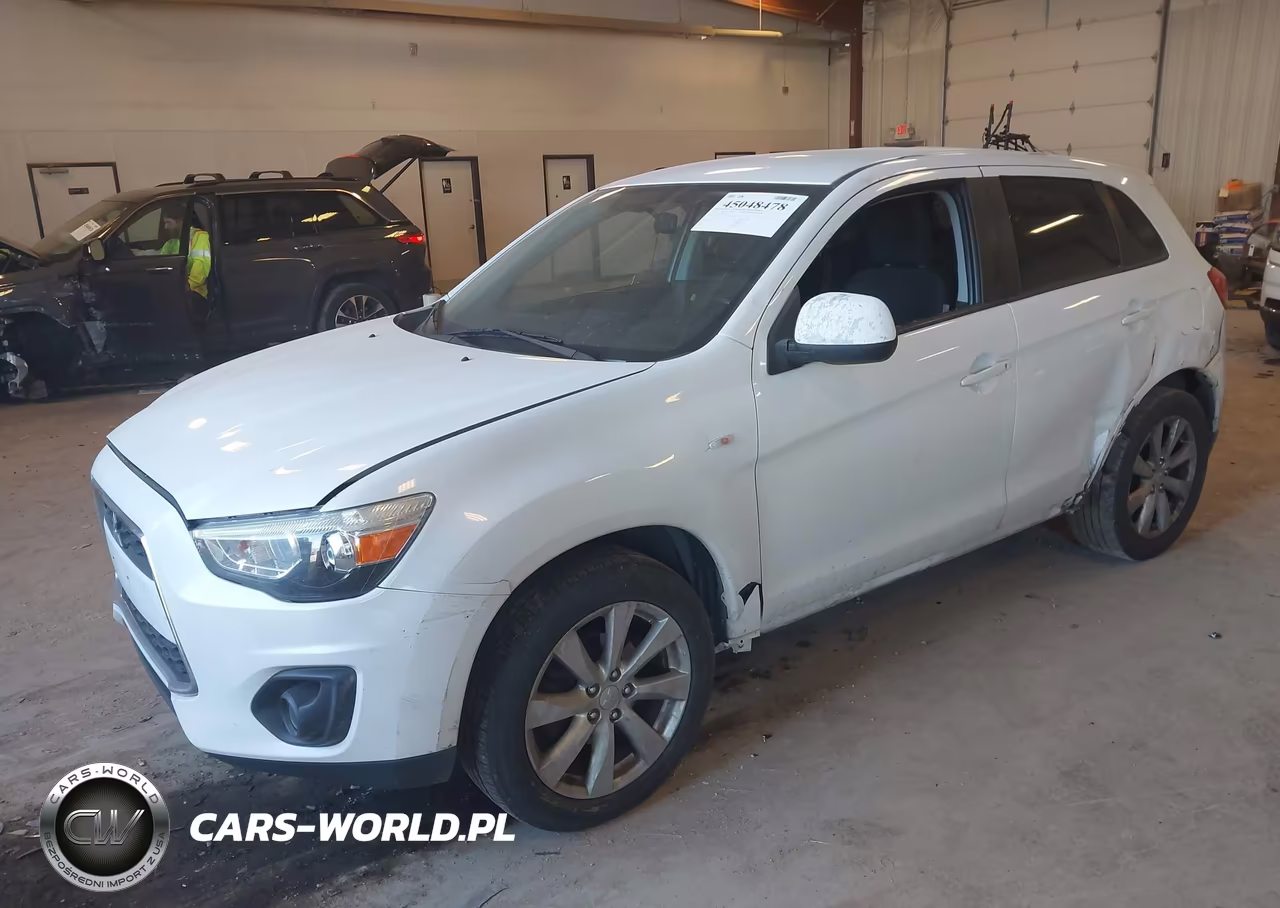 2014 Mitsubishi Outlander Sport Es VIN:4A4AR3AU8EE016592 - 2
