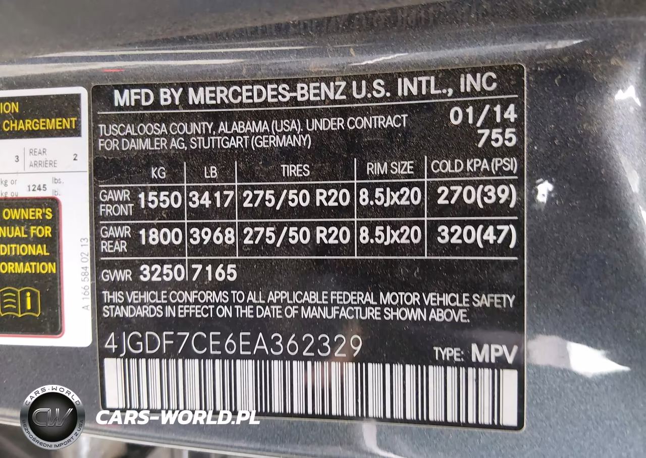 2014 Mercedes-Benz Gl 450 4Matic VIN:4JGDF7CE6EA362329 - 9