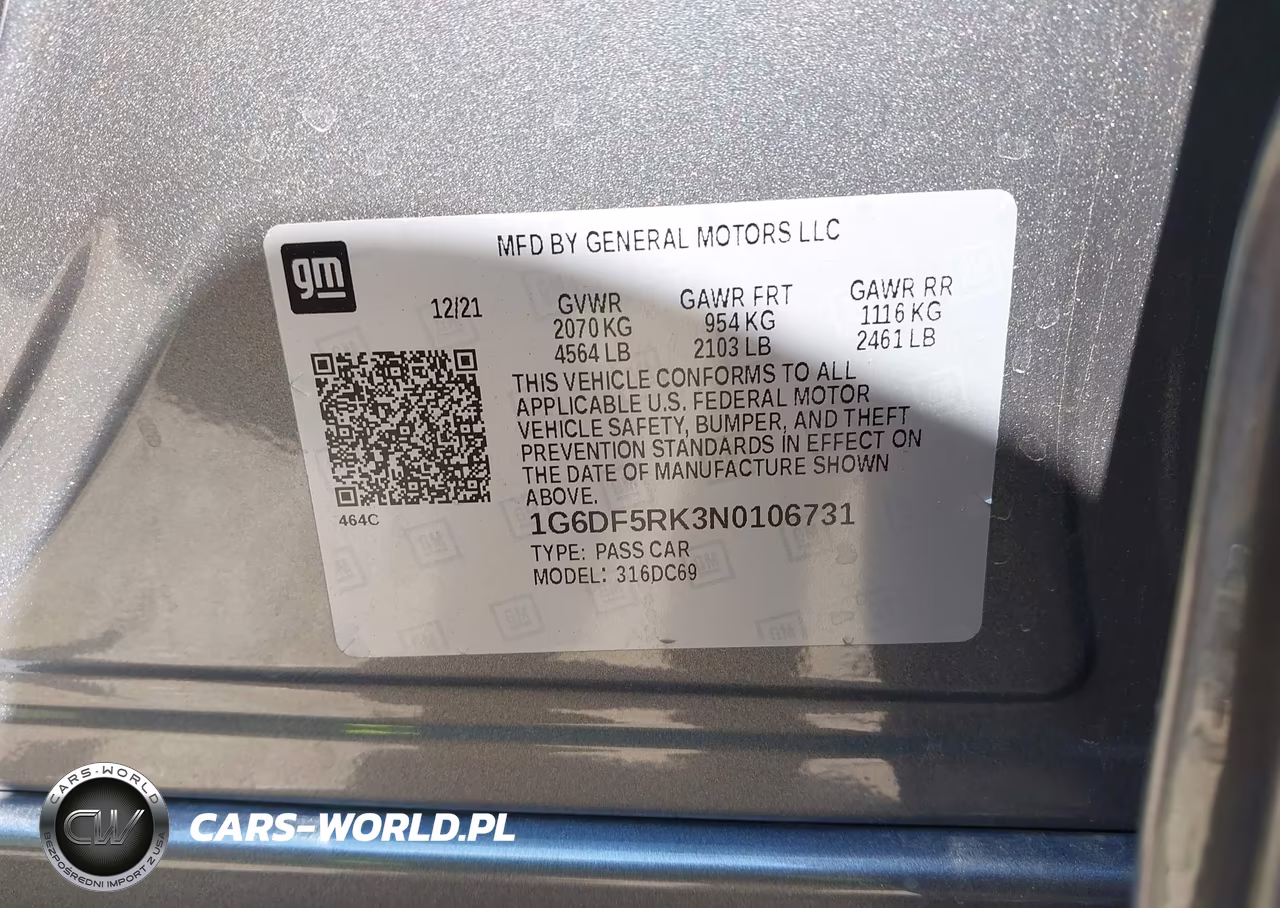 2022 Cadillac Ct4 Premium Luxury VIN:1G6DF5RK3N0106731 - 8