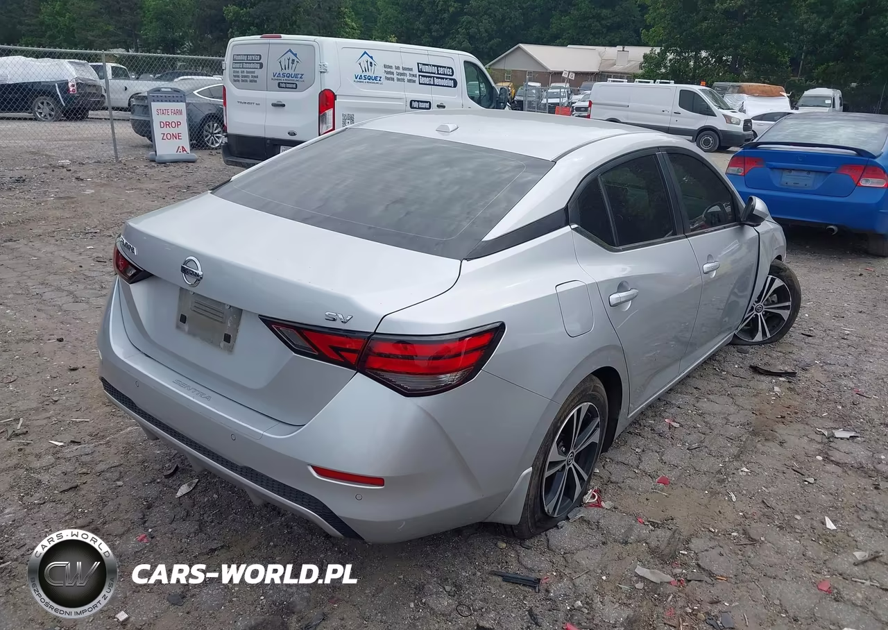 2021 Nissan Sentra Sv Xtronic Cvt VIN:3N1AB8CV9MY320369 - 4