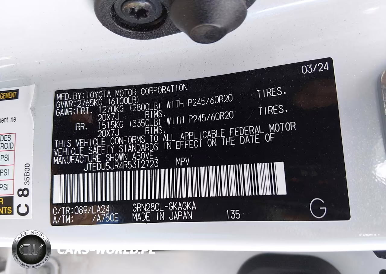 2024 Toyota 4Runner Limited VIN:JTEDU5JR4R5312723 - 9