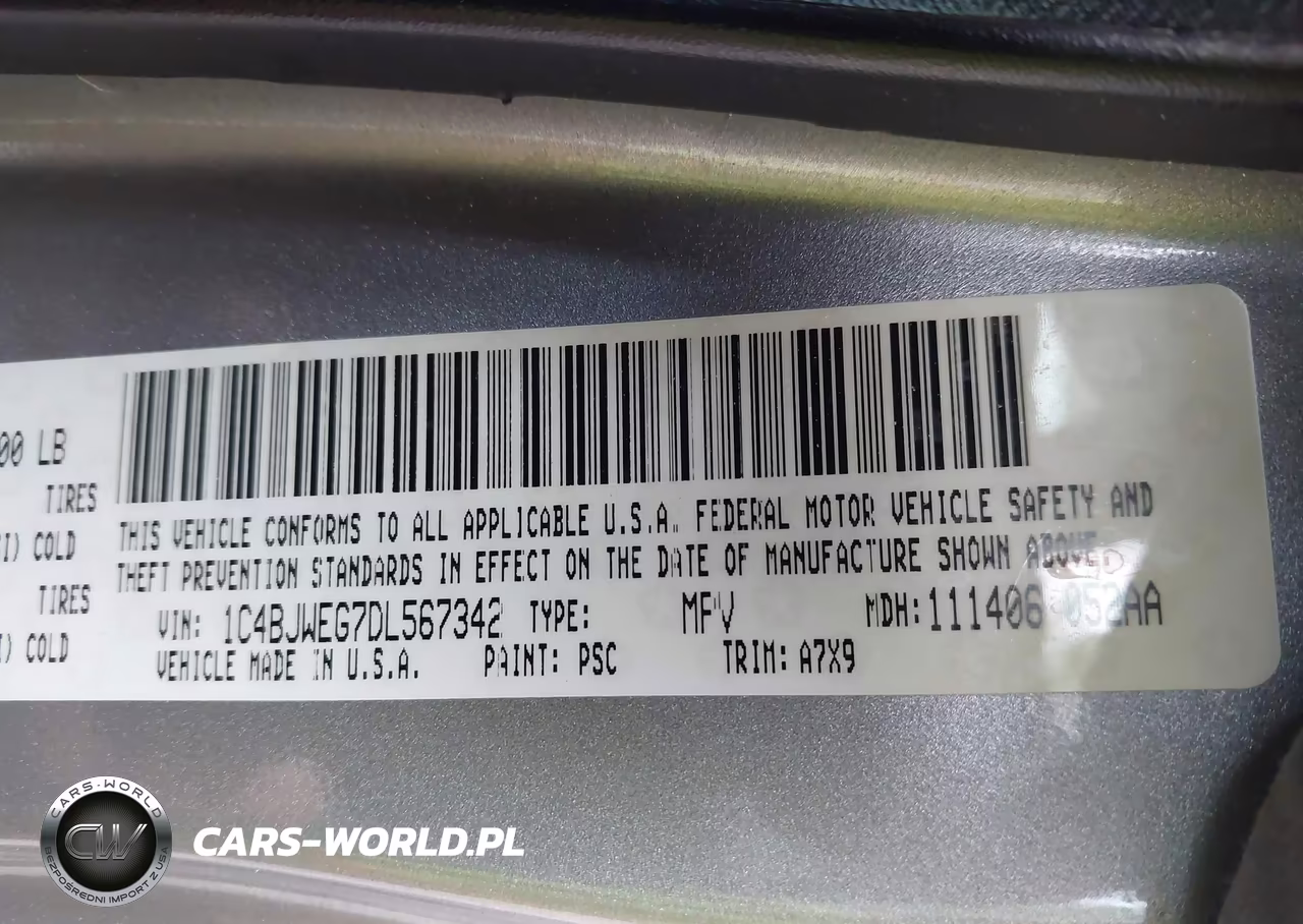 2013 Jeep Wrangler Unlimited Sahara VIN:1C4BJWEG7DL567342 - 9