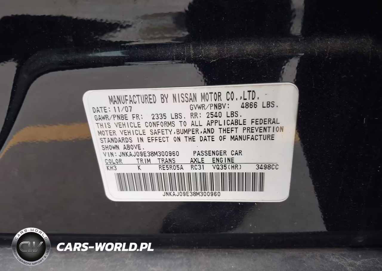 2008 Infiniti Ex35 Journey VIN:JNKAJ09E38M300960 - 9