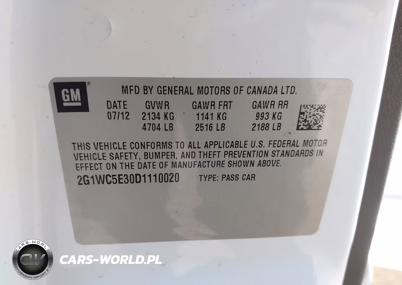 2013 Chevrolet Impala Ltz VIN:2G1WC5E30D1110020 - 9