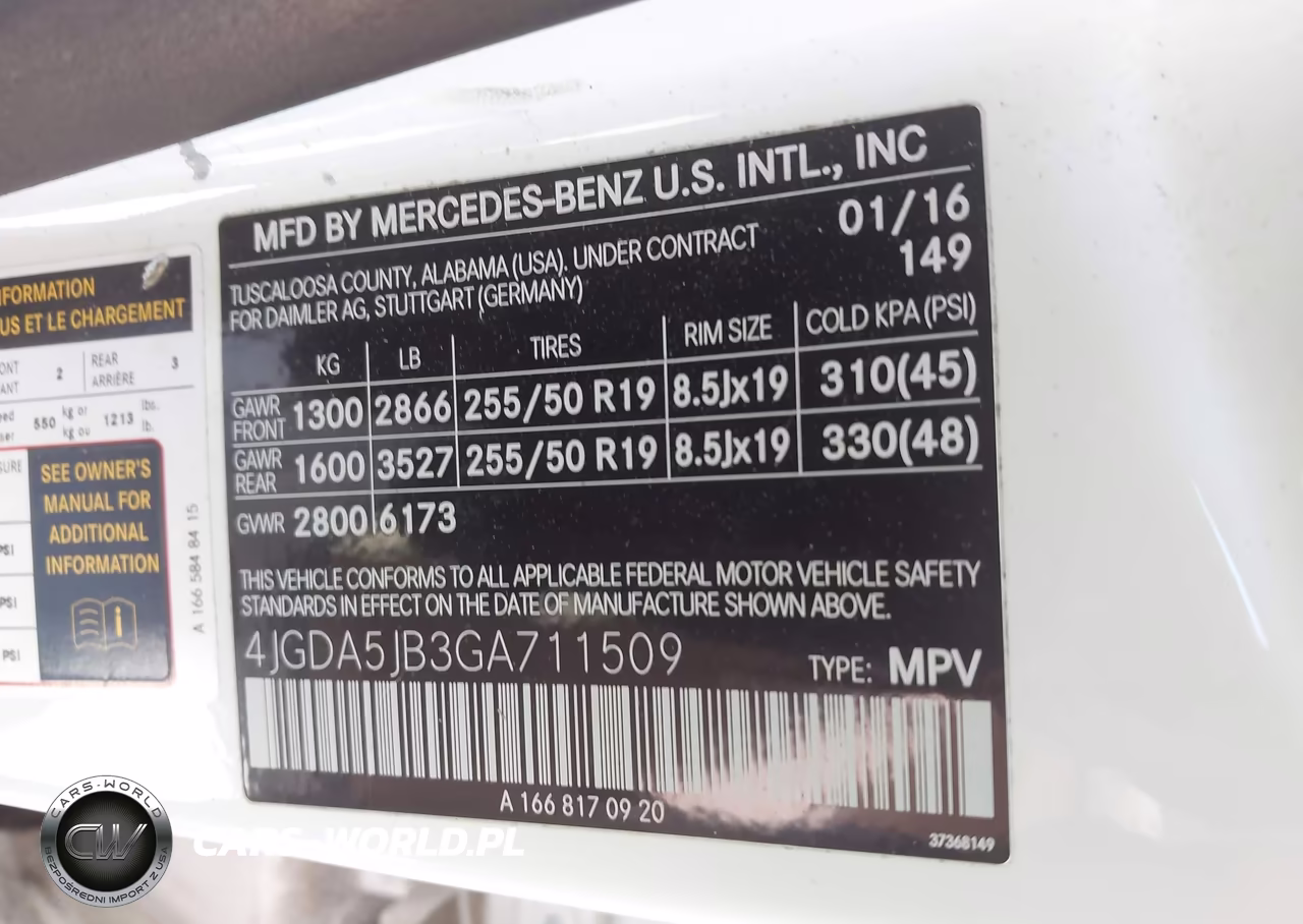 2016 Mercedes-Benz Gle 350 VIN:4JGDA5JB3GA711509 - 9