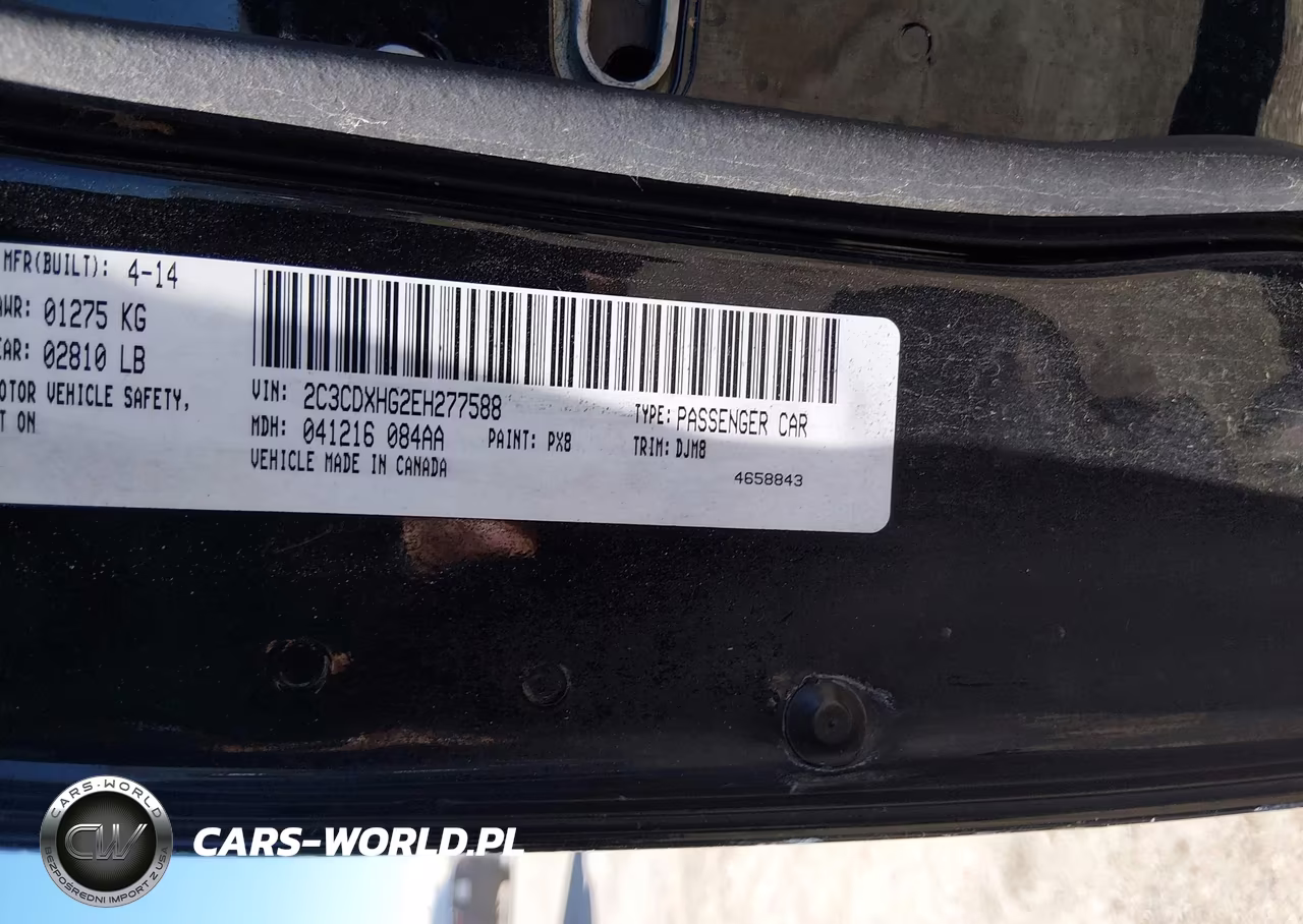 2014 Dodge Charger Sxt 100Th Anniversary VIN:2C3CDXHG2EH277588 - 9