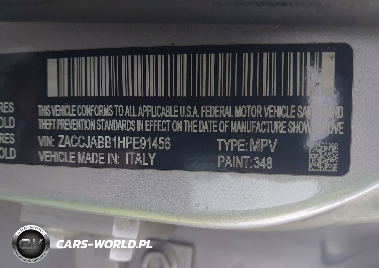2017 Jeep Renegade Latitude Fwd VIN:ZACCJABB1HPE91456 - 9