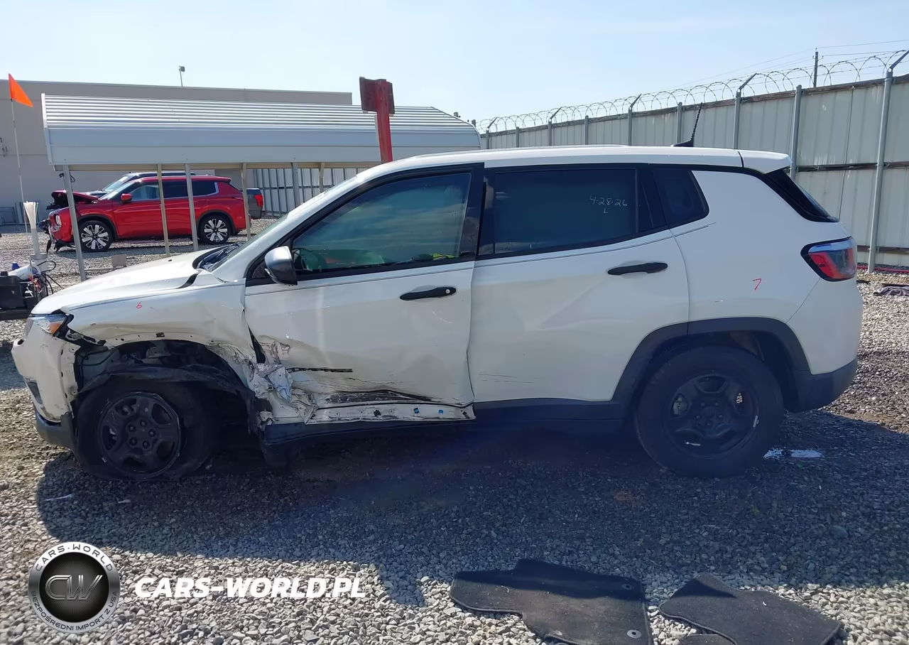 2020 Jeep Compass Sport Fwd VIN:3C4NJCAB5LT124986 - 14