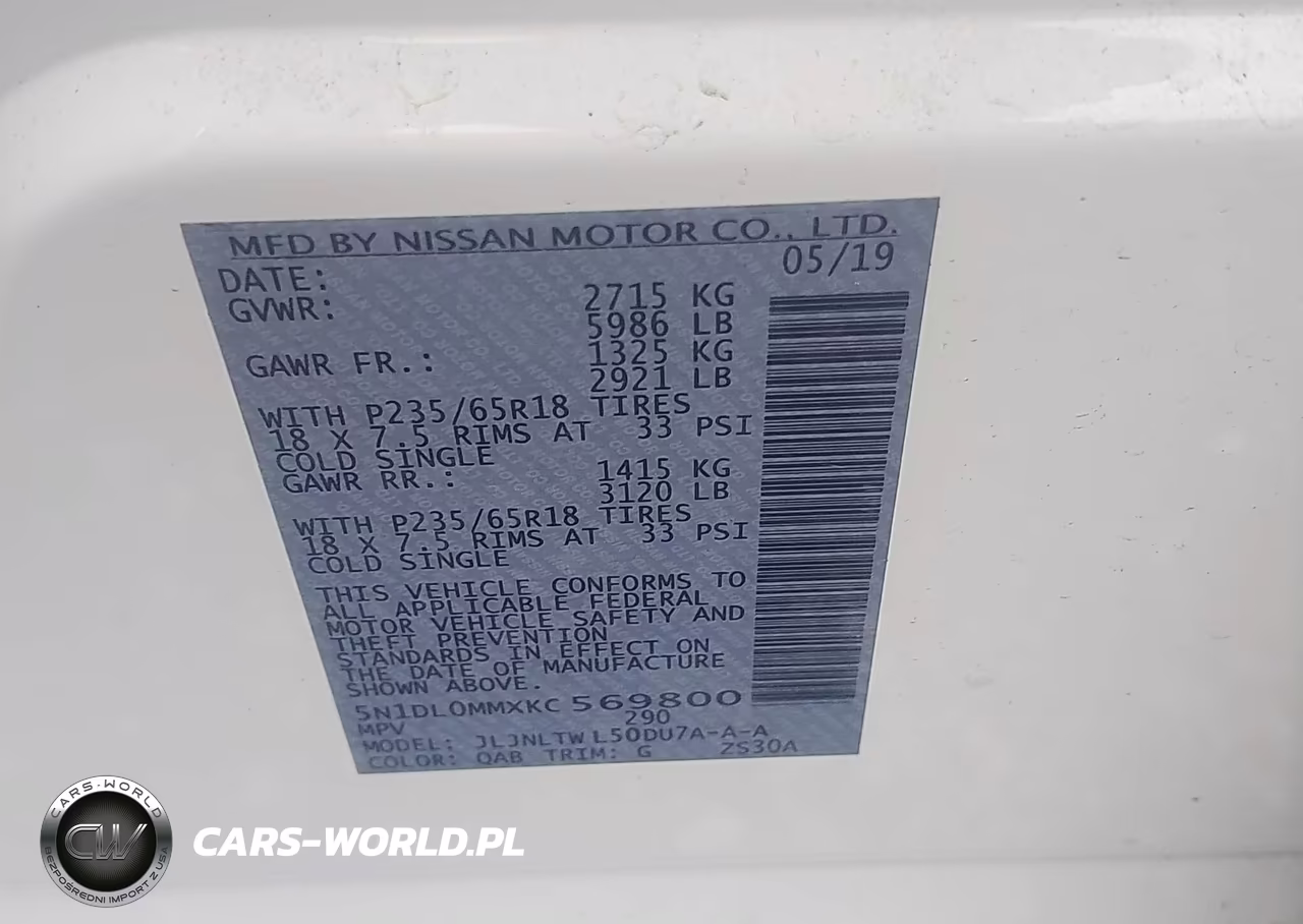 2019 Infiniti Qx60 Luxe VIN:5N1DL0MMXKC569800 - 9