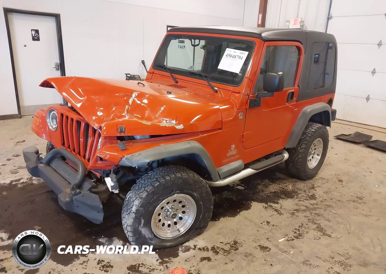2005 Jeep Wrangler X VIN:1J4FA39S15P387843 - 2