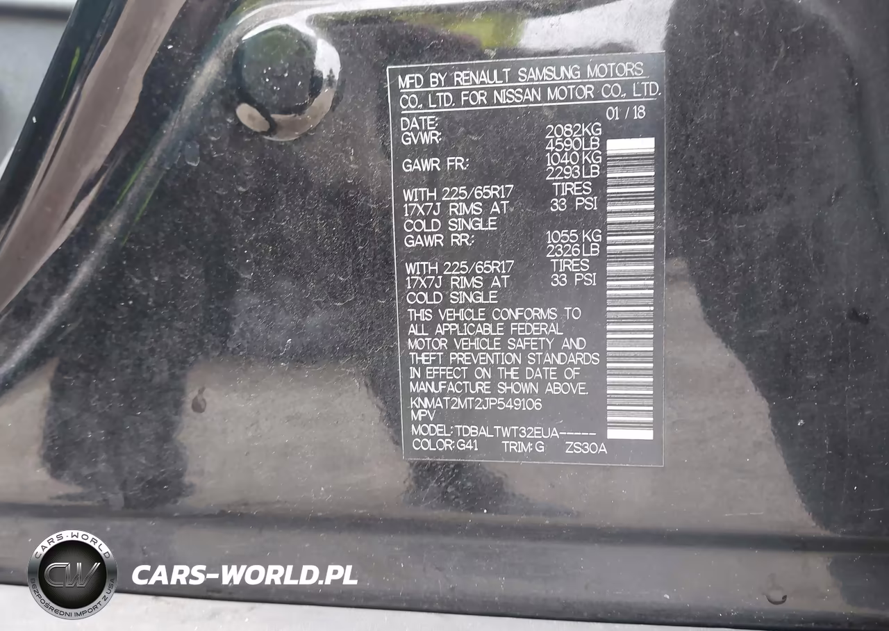 2018 Nissan Rogue Sv VIN:KNMAT2MT2JP549106 - 9