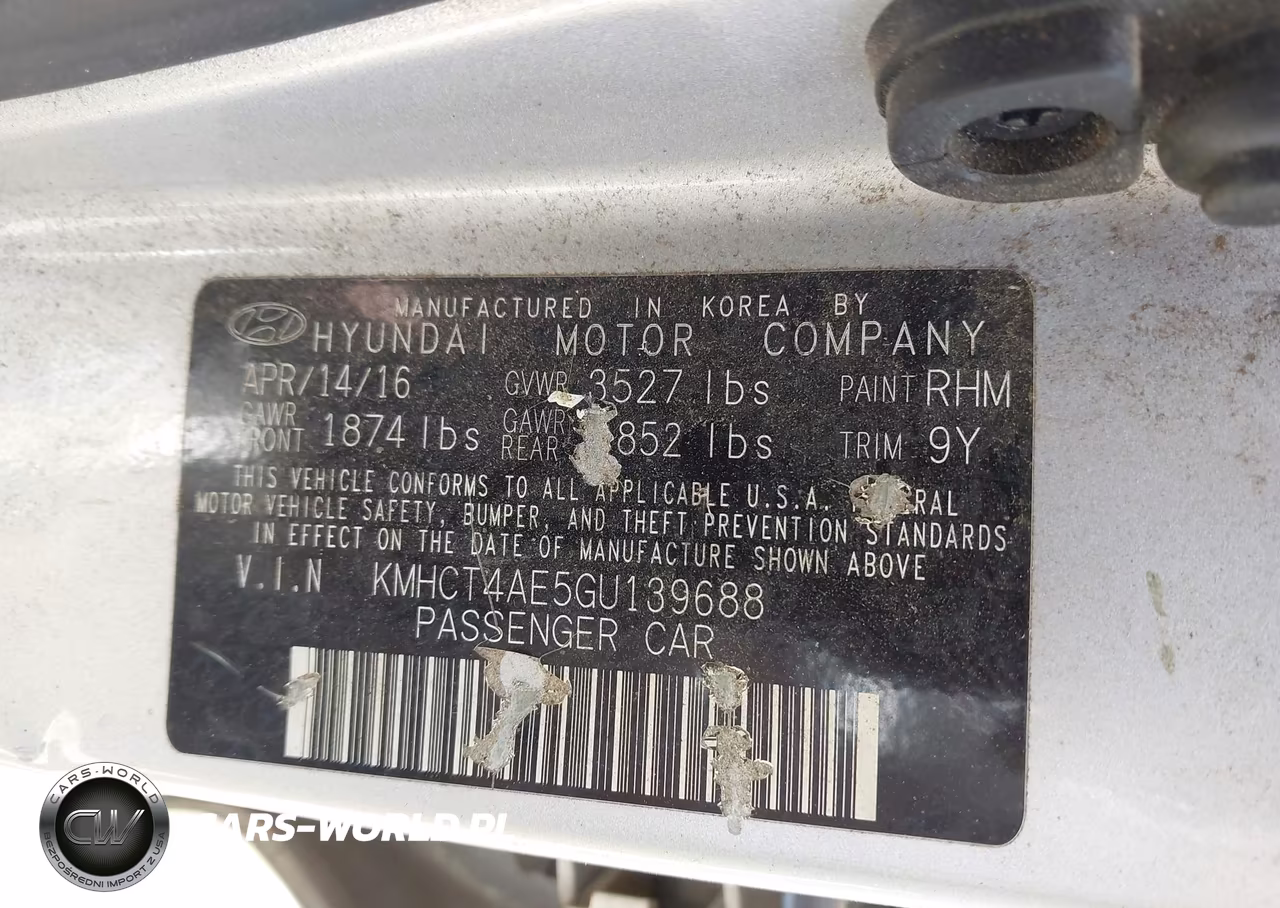 2016 Hyundai Accent Se VIN:KMHCT4AE5GU139688 - 9