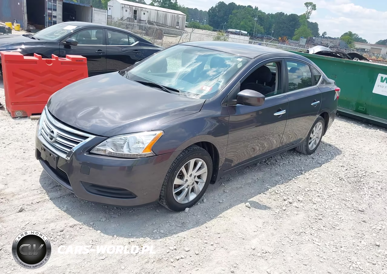 2013 Nissan Sentra Sv VIN:3N1AB7APXDL744493 - 2