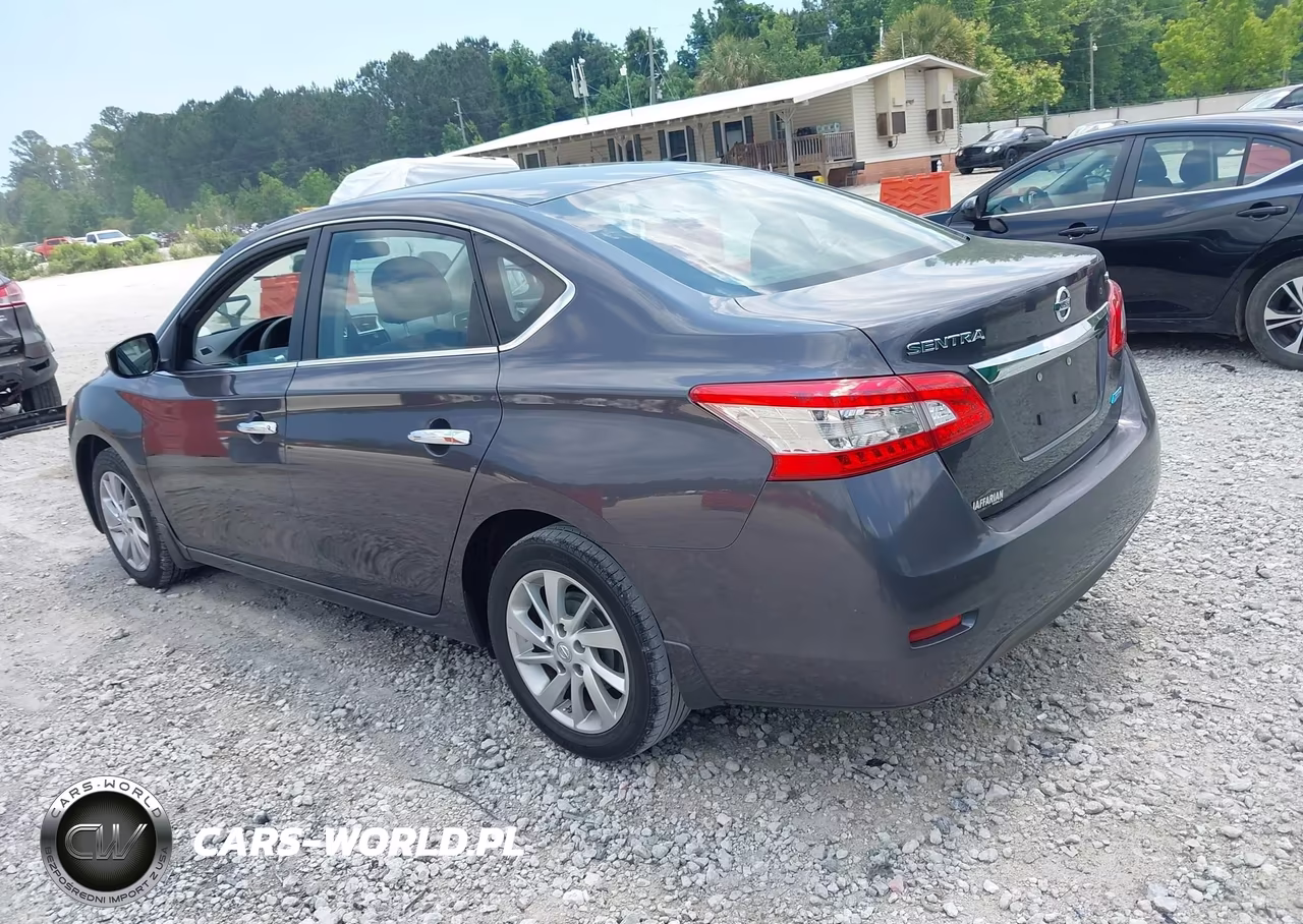 2013 Nissan Sentra Sv VIN:3N1AB7APXDL744493 - 3
