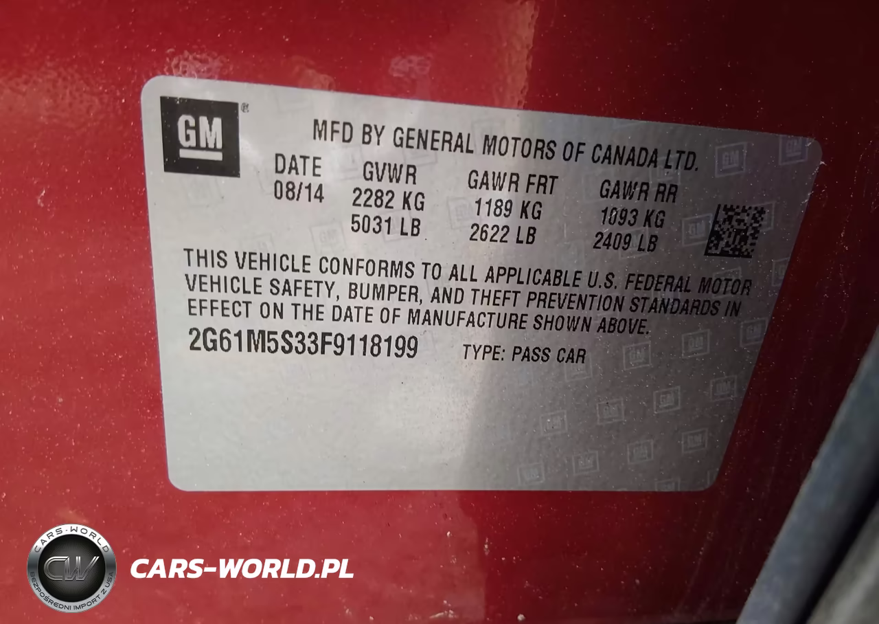 2015 Cadillac Xts Luxury VIN:2G61M5S33F9118199 - 9