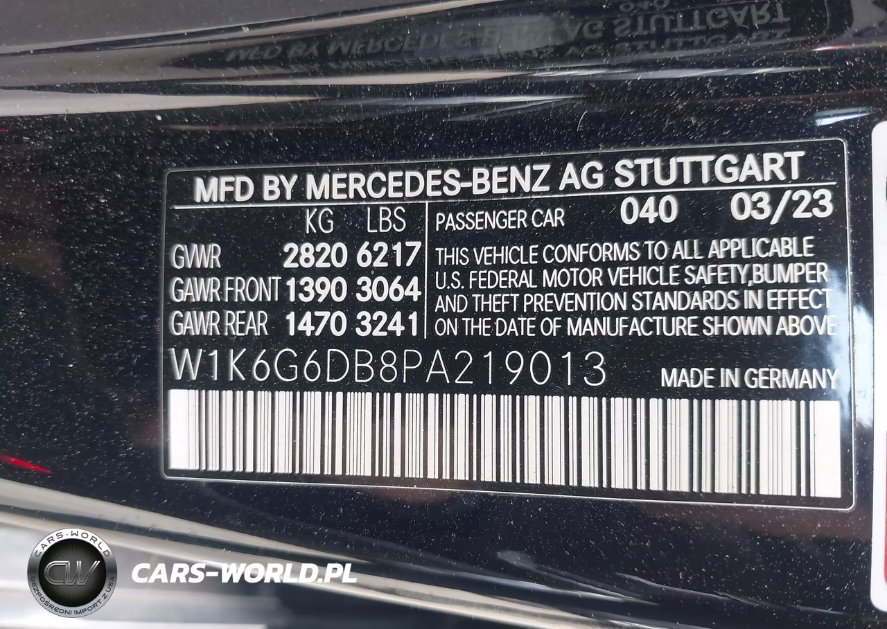 2023 Mercedes-Benz S 500 4Matic VIN:W1K6G6DB8PA219013 - 9