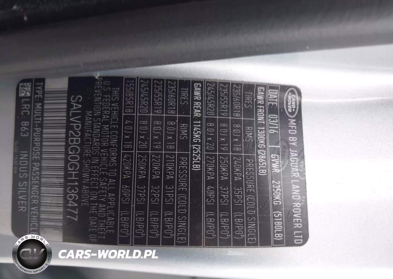 2016 Land Rover Range Rover Evoque Se-Se Premium VIN:SALVP2BG0GH136477 - 9