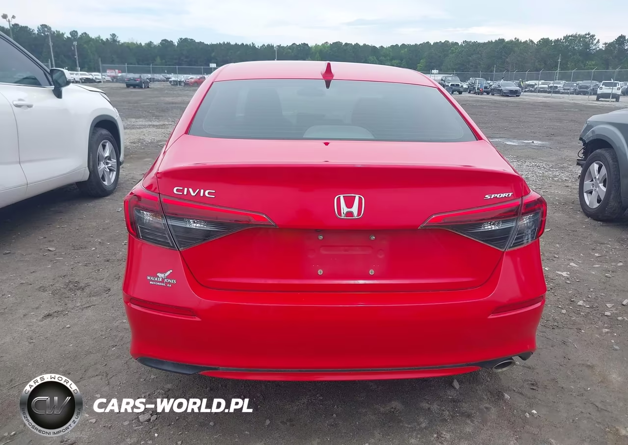 2022 Honda Civic Sport VIN:2HGFE2F54NH516795 - 17
