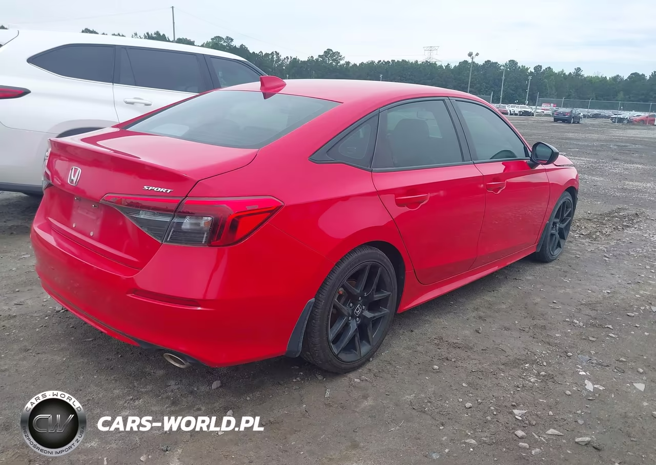 2022 Honda Civic Sport VIN:2HGFE2F54NH516795 - 4