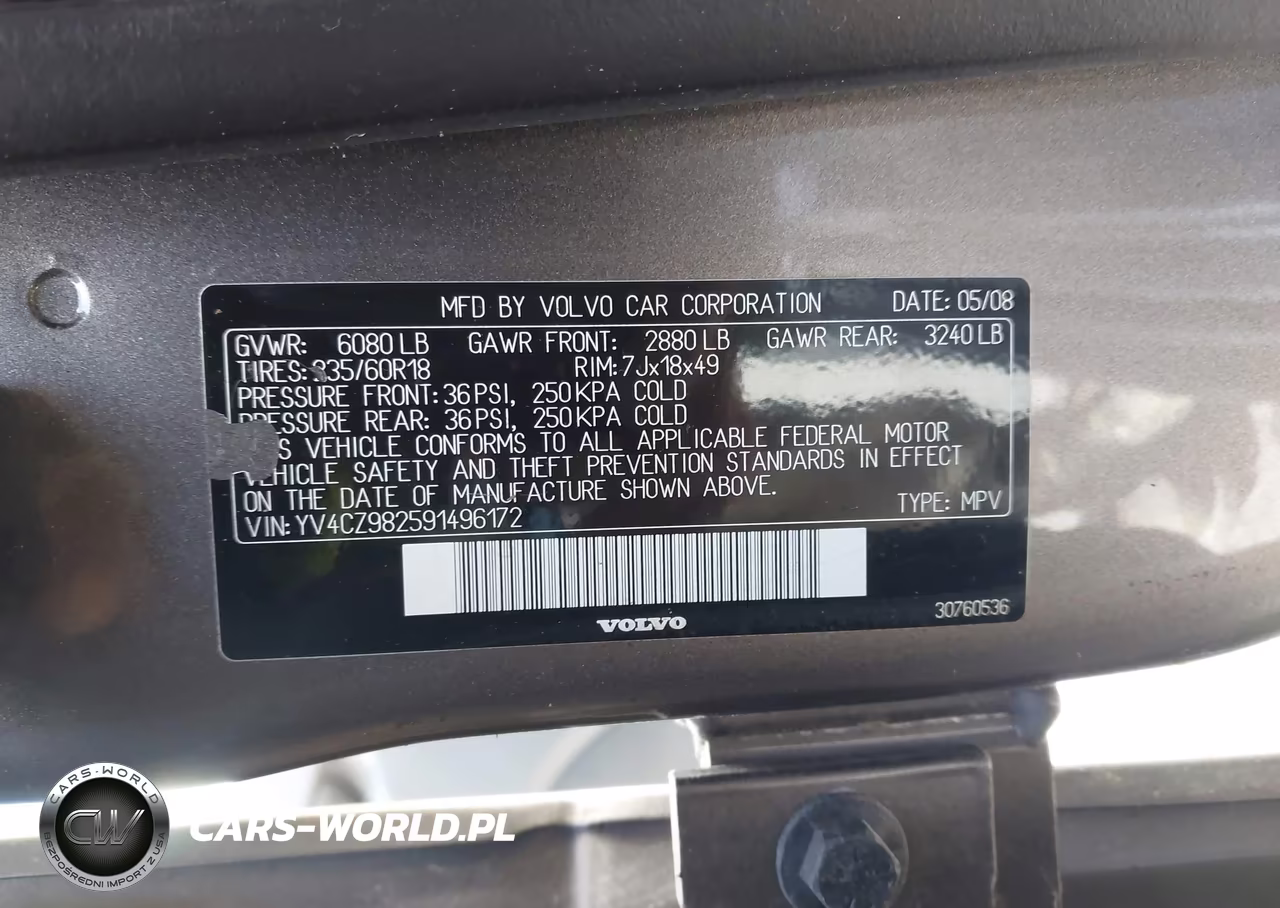 2009 Volvo Xc90 3.2 VIN:YV4CZ982591496172 - 9