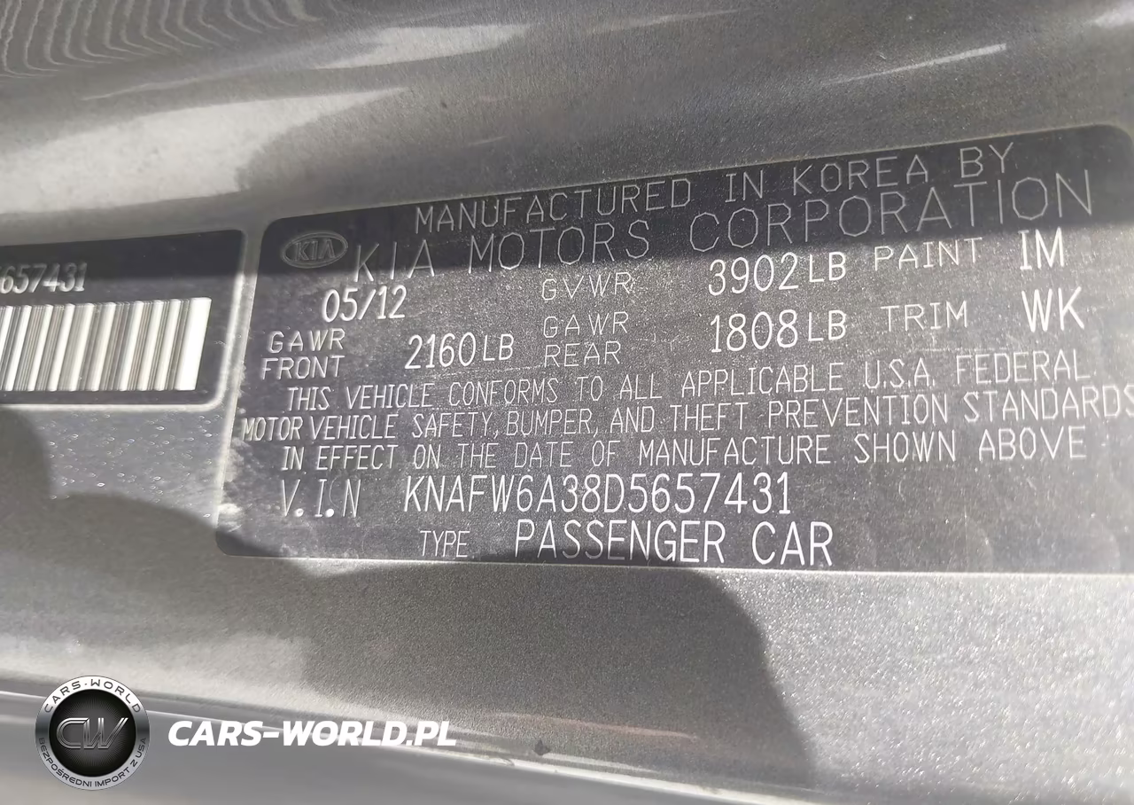 2013 Kia Forte Koup Sx VIN:KNAFW6A38D5657431 - 9