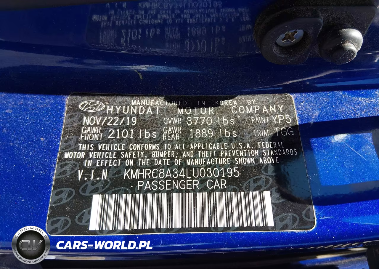 2020 Hyundai Venue Sel VIN:KMHRC8A34LU030195 - 9