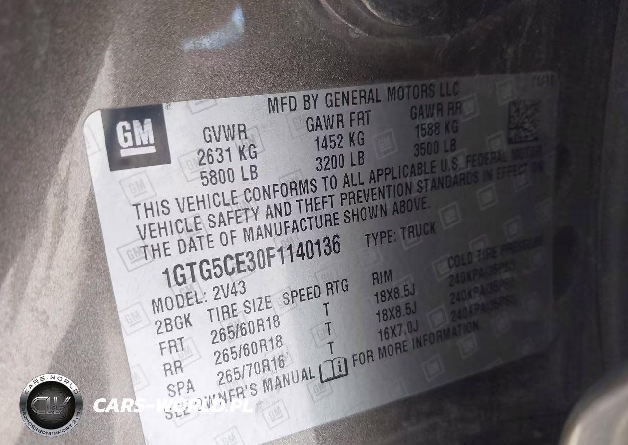 2015 GMC Canyon Slt VIN:1GTG5CE30F1140136 - 9