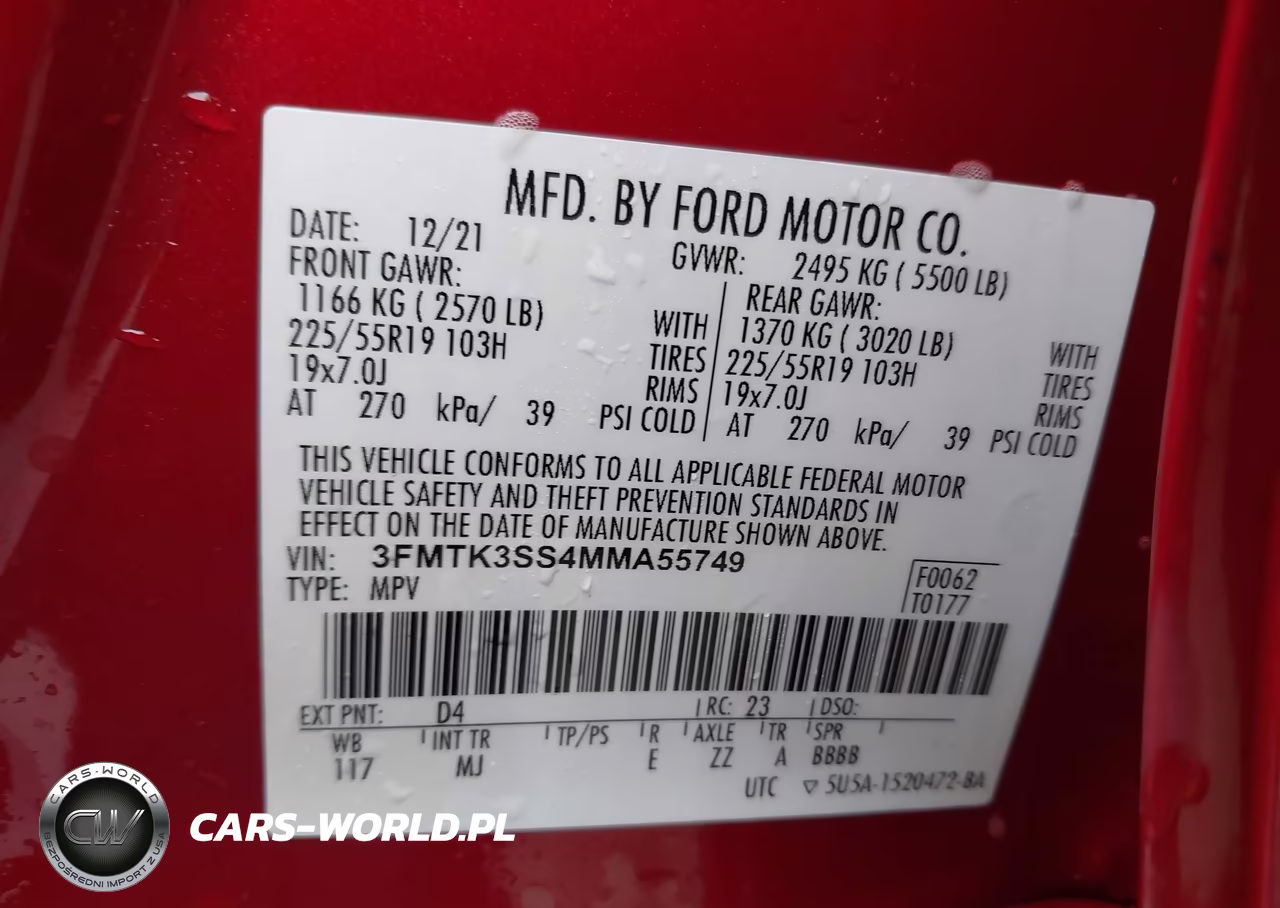 2021 Ford Mustang Mach-E Premium VIN:3FMTK3SS4MMA55749 - 9