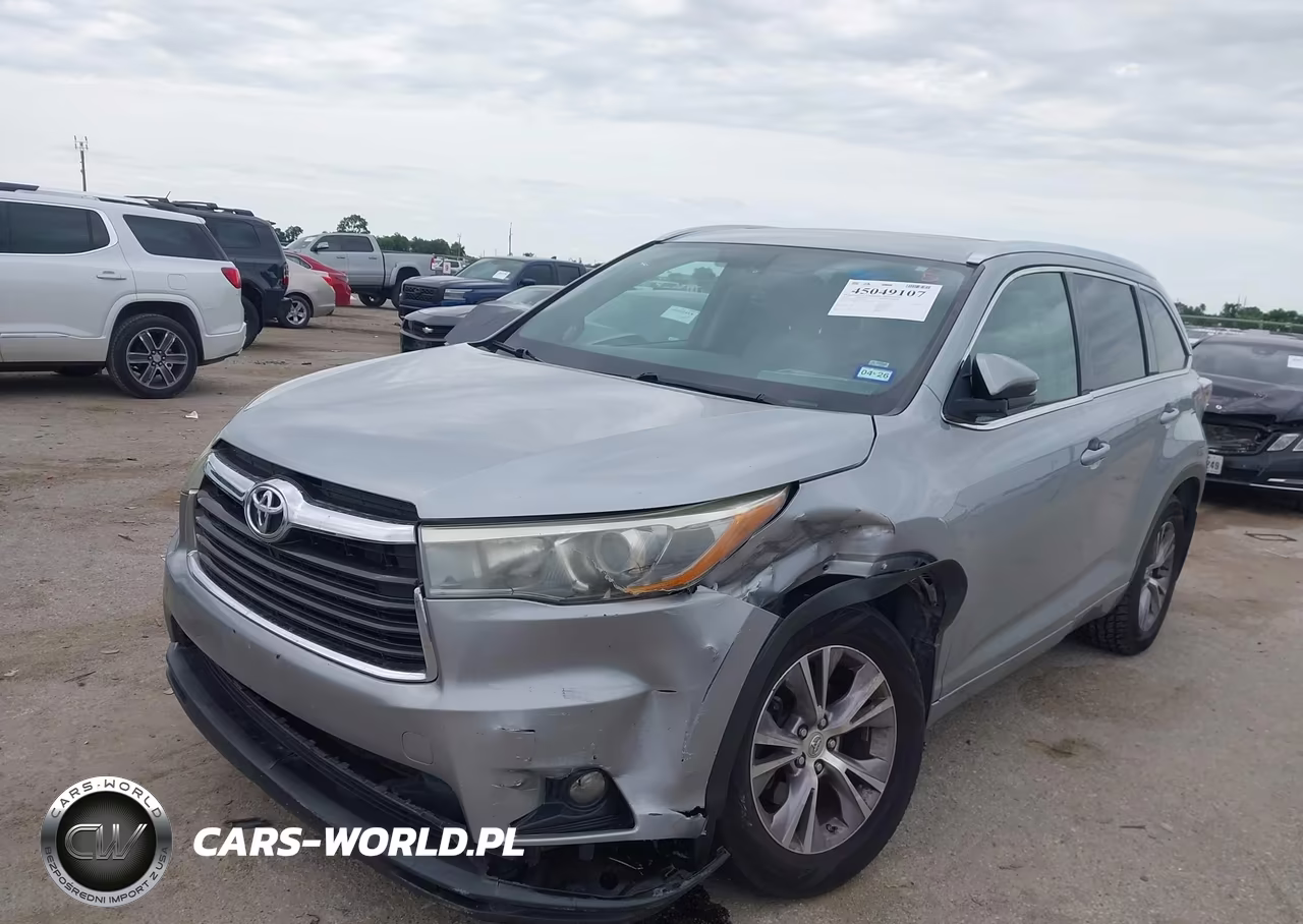 TOYOTA HIGHLANDER VIN:5TDJKRFH1FS174858 - 2