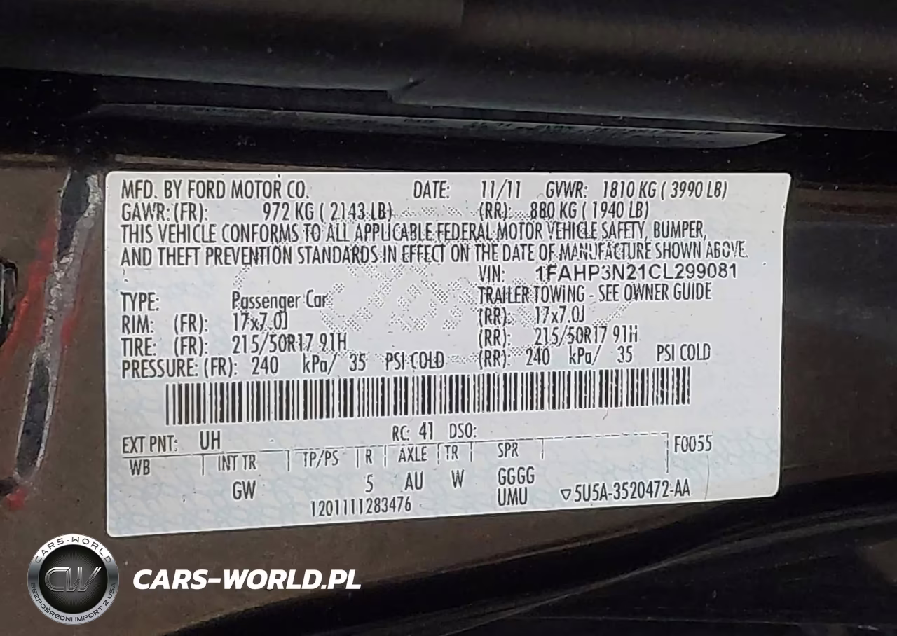 2012 Ford Focus Titanium VIN:1FAHP3N21CL299081 - 9