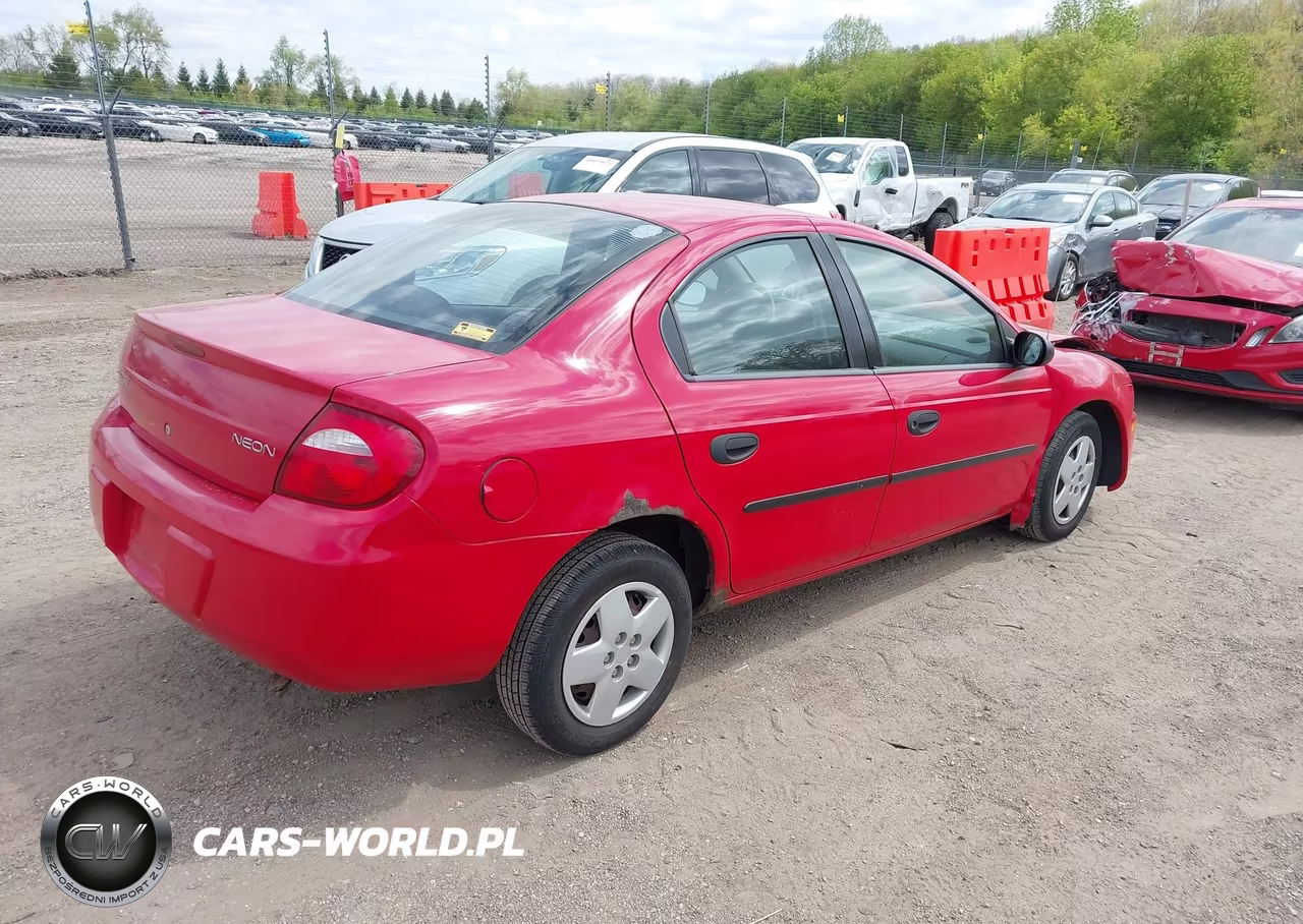 2004 Dodge Neon Se VIN:1B3ES26C94D578093 - 4