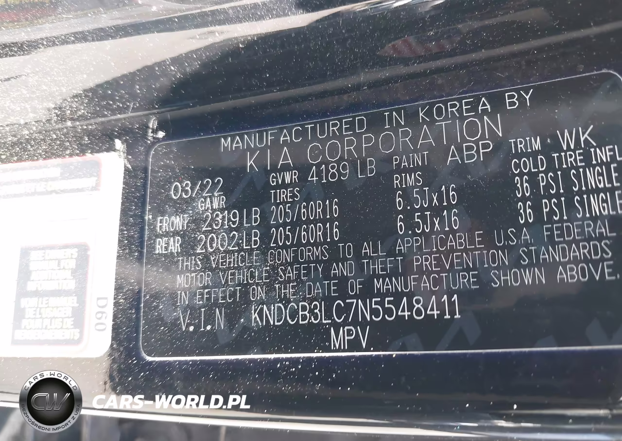 2022 Kia Niro Lxs VIN:KNDCB3LC7N5548411 - 9