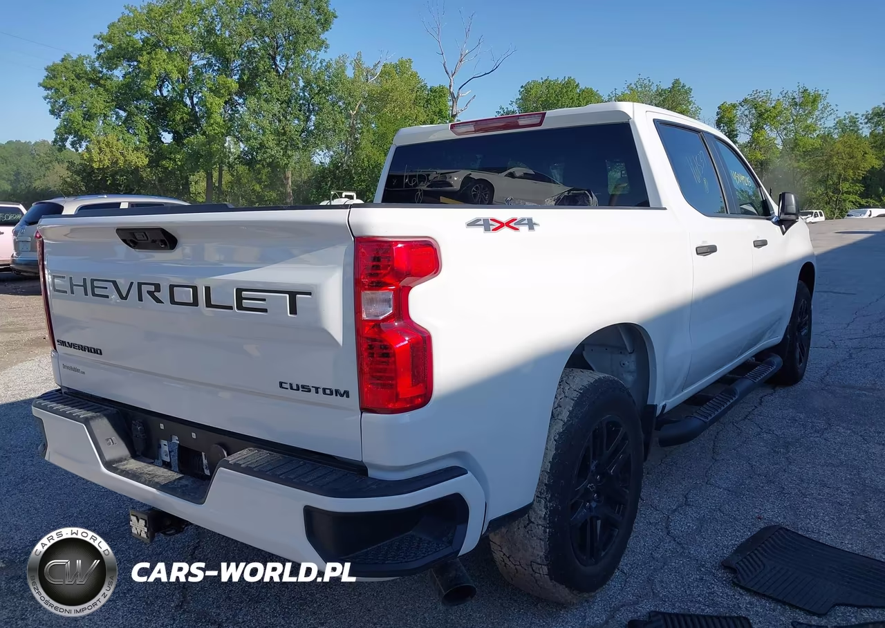2025 Chevrolet Silverado 1500 4Wd Short Bed Custom VIN:1GCPKBEK5SZ161537 - 4