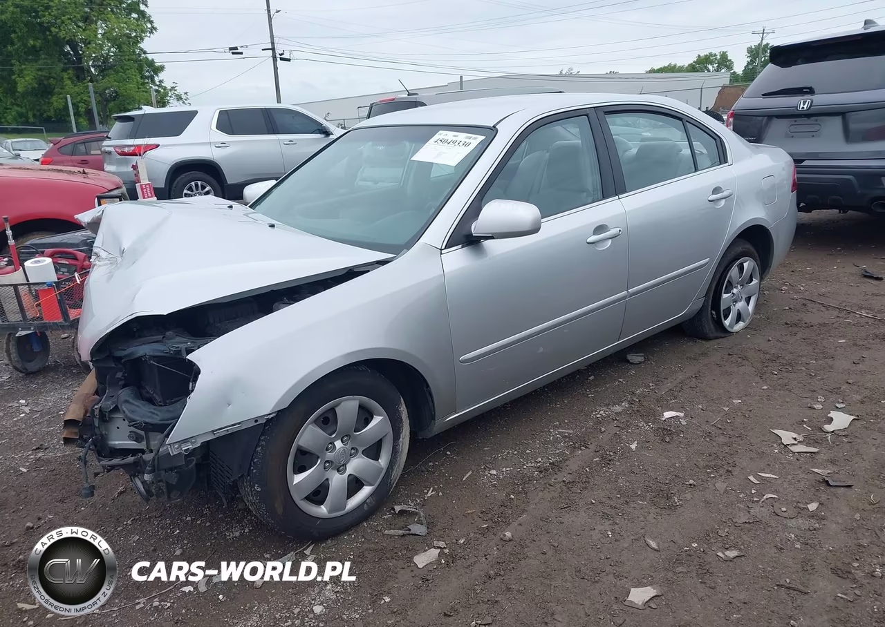 2007 Kia Optima Lx VIN:KNAGE123575139077 - 2