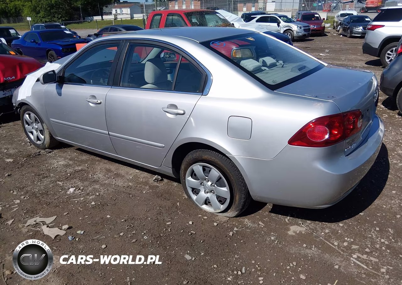 2007 Kia Optima Lx VIN:KNAGE123575139077 - 3