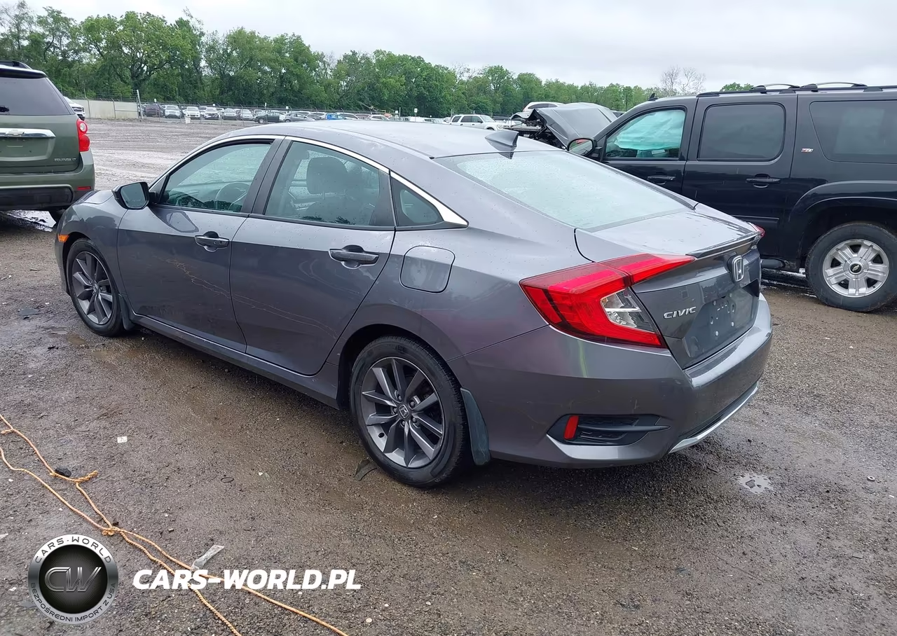 2020 Honda Civic Ex VIN:19XFC1F31LE011853 - 3