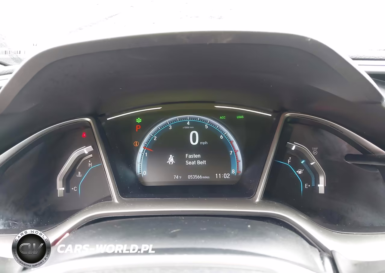2020 Honda Civic Ex VIN:19XFC1F31LE011853 - 7
