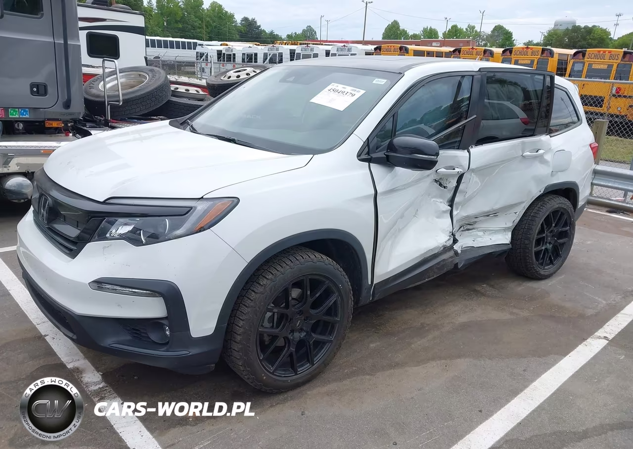 2021 Honda Pilot 2Wd Ex-L VIN:5FNYF5H53MB044838 - 2