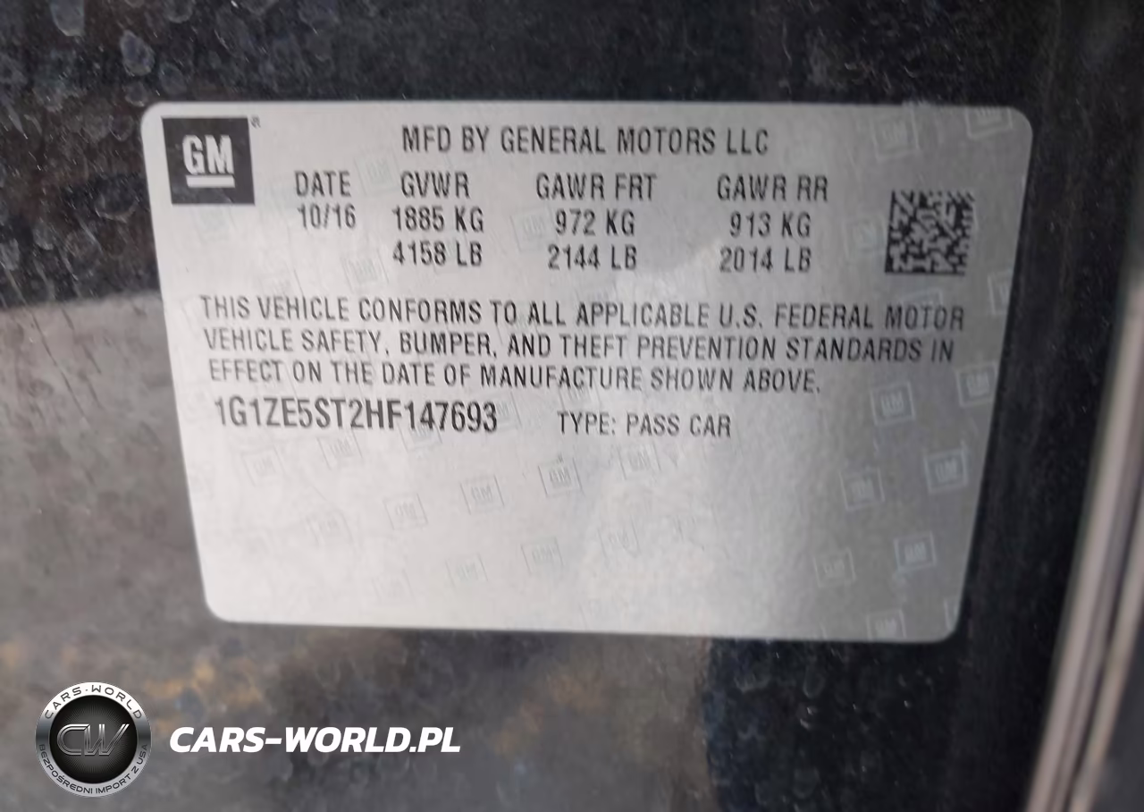 2017 Chevrolet Malibu 1Lt VIN:1G1ZE5ST2HF147693 - 9