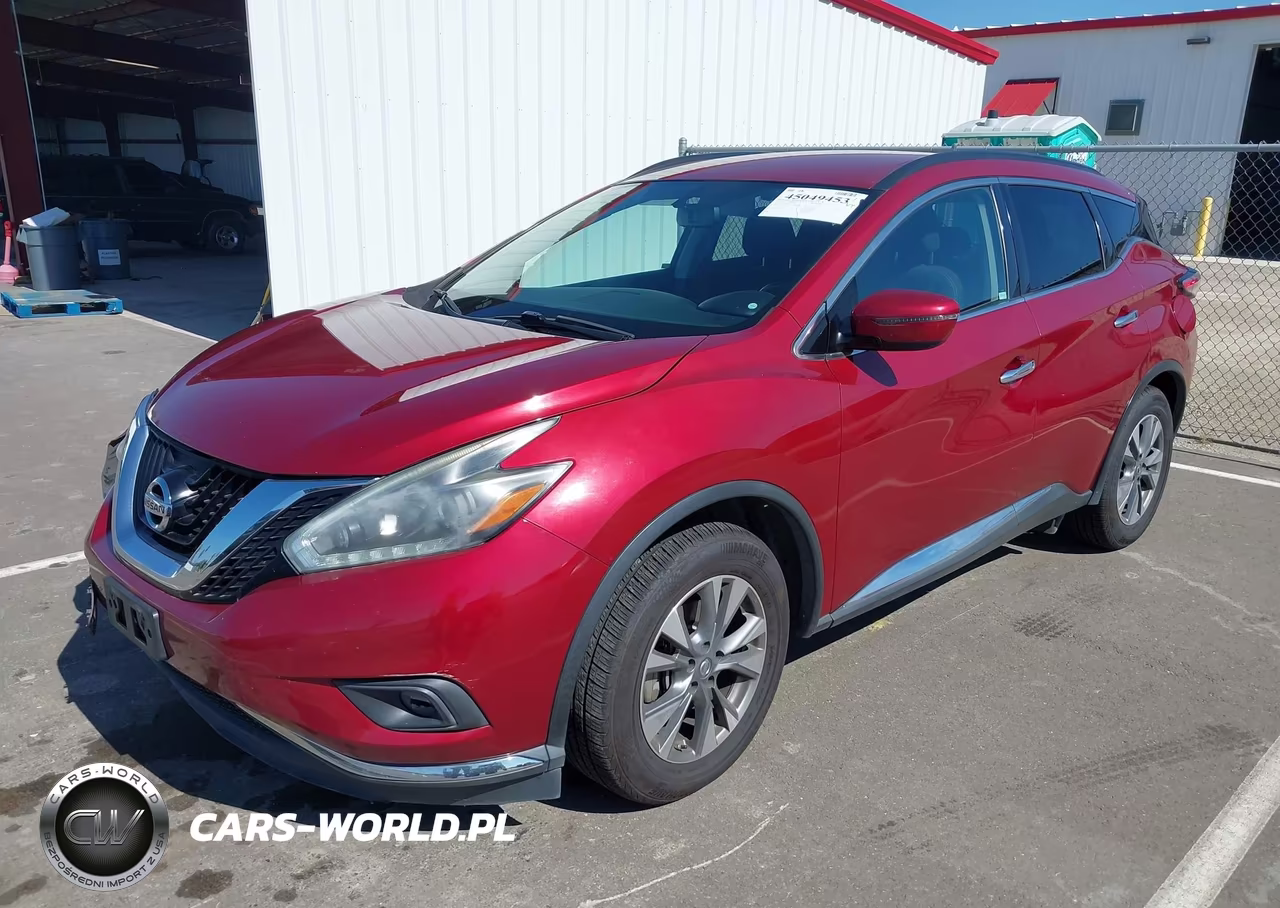 2018 Nissan Murano Sv VIN:5N1AZ2MH3JN127511 - 2