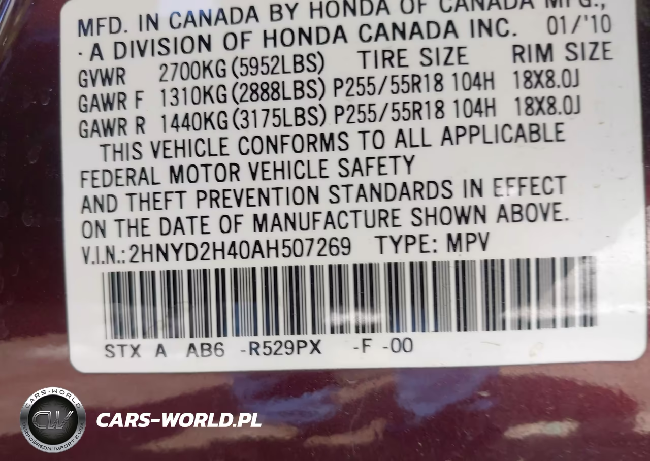 2010 Acura Mdx Technology Package VIN:2HNYD2H40AH507269 - 9